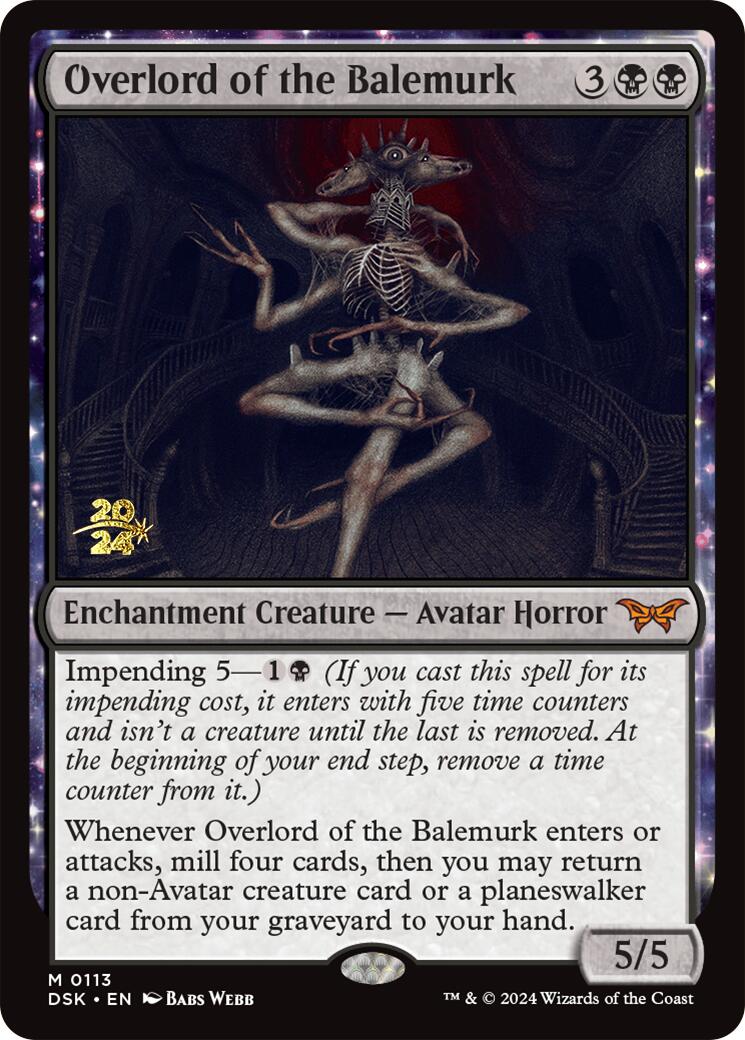 Overlord of the Balemurk [Duskmourn: House of Horror Prerelease Promos] | Nerdhalla Games