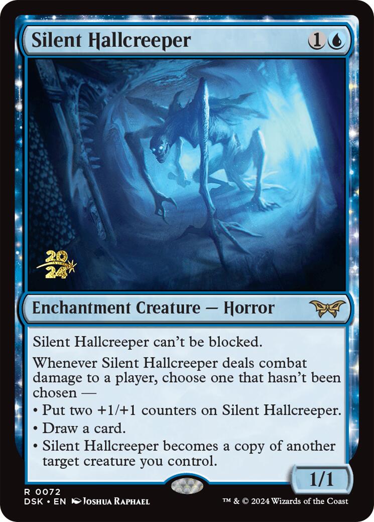 Silent Hallcreeper [Duskmourn: House of Horror Prerelease Promos] | Nerdhalla Games