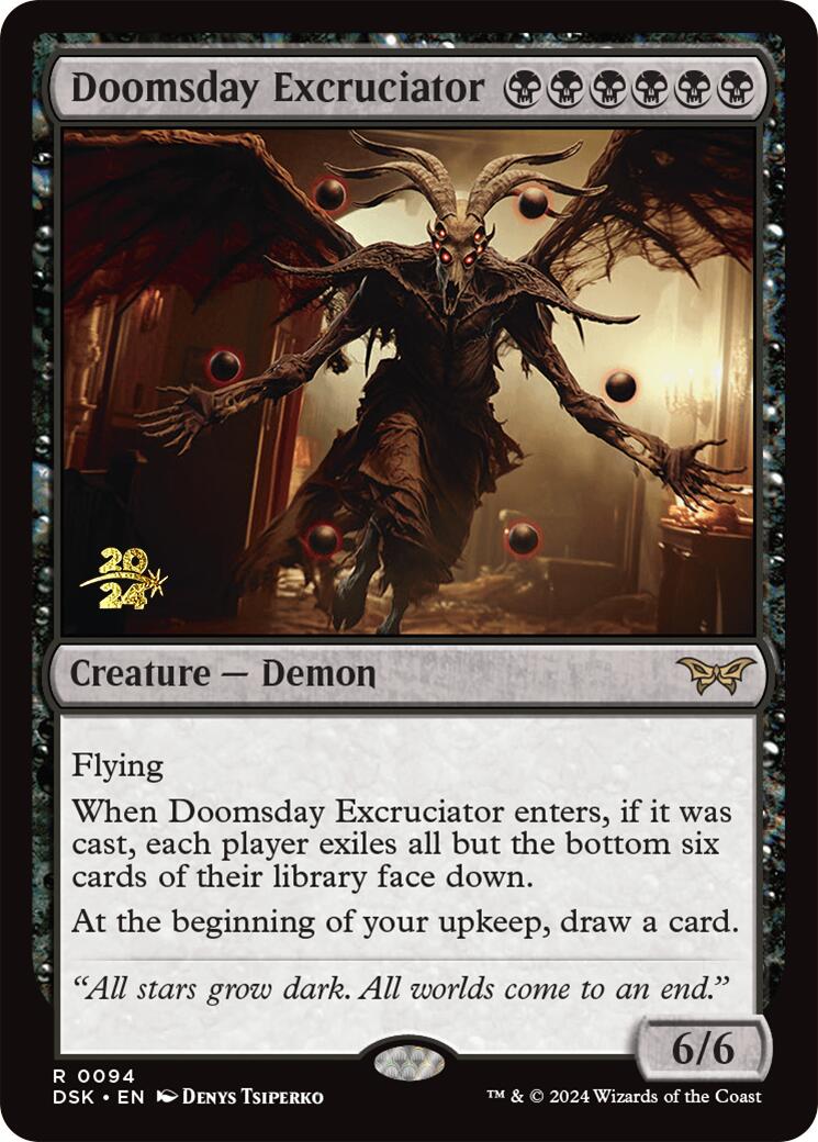 Doomsday Excruciator [Duskmourn: House of Horror Prerelease Promos] | Nerdhalla Games