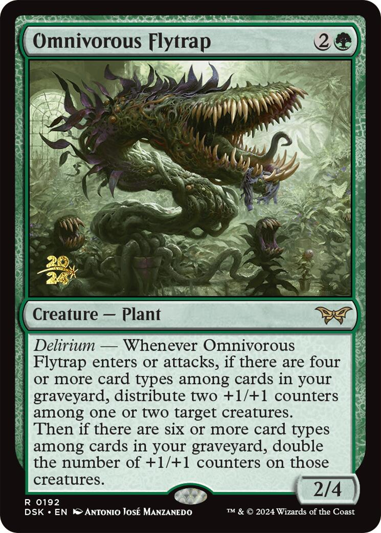 Omnivorous Flytrap [Duskmourn: House of Horror Prerelease Promos] | Nerdhalla Games