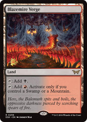 Blazemire Verge [Duskmourn: House of Horror Prerelease Promos] | Nerdhalla Games