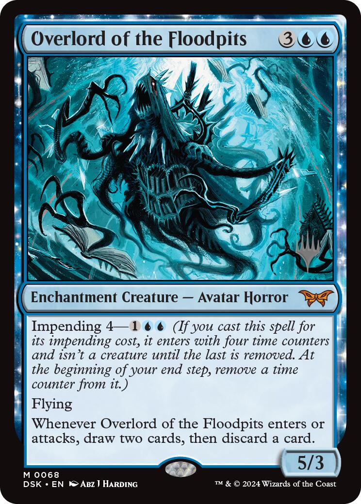 Overlord of the Floodpits [Duskmourn: House of Horror Promos] | Nerdhalla Games