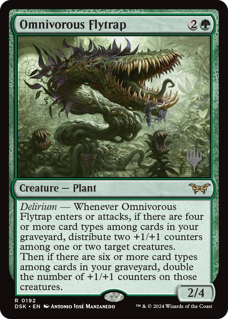 Omnivorous Flytrap [Duskmourn: House of Horror Promos] | Nerdhalla Games