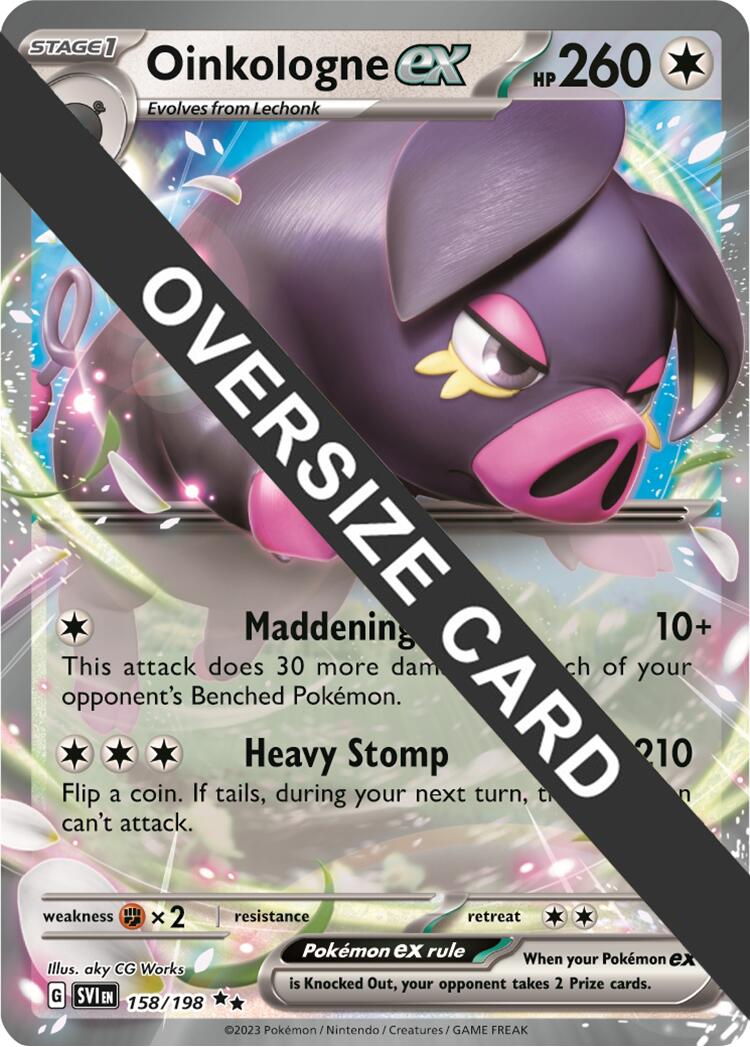 Oinkologne ex (158/198) (Jumbo Card) [Scarlet & Violet: Black Star Promos] | Nerdhalla Games