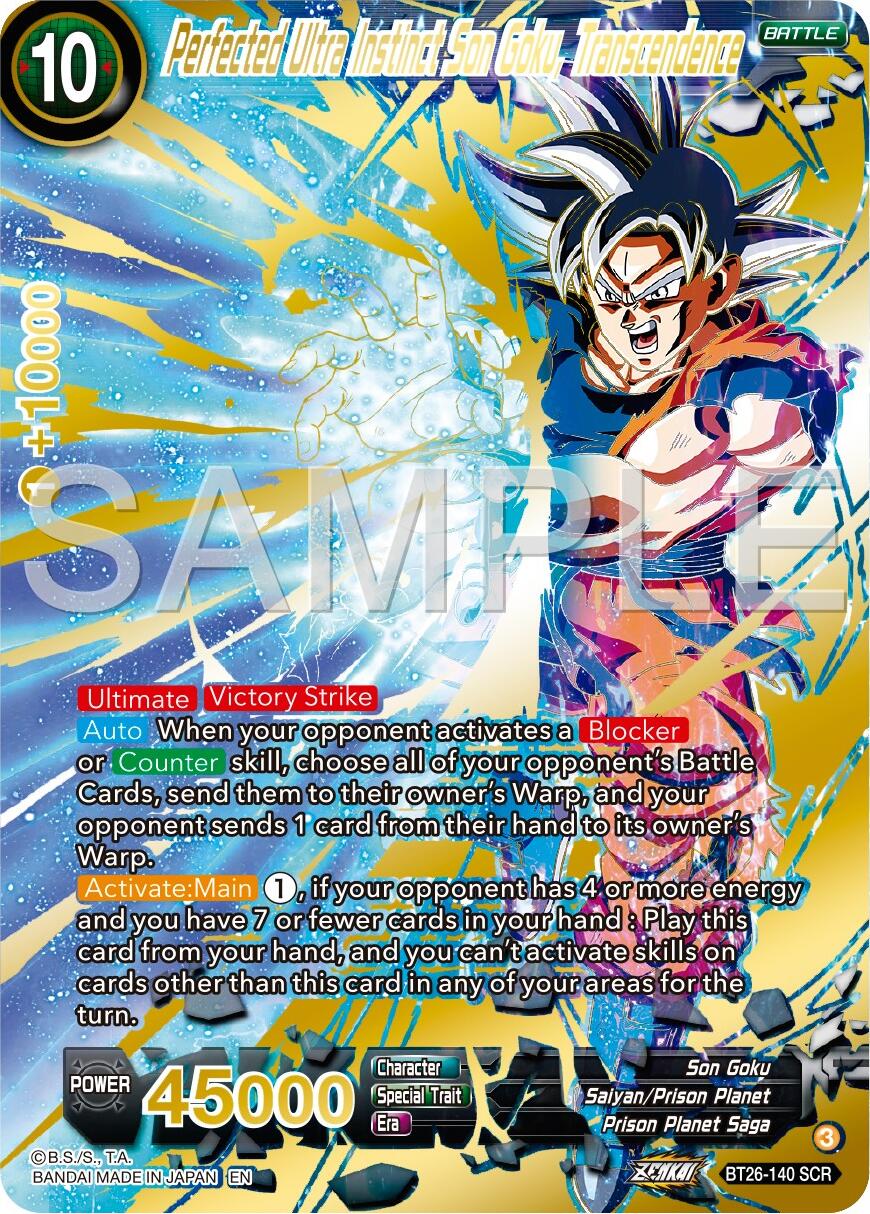 Perfected Ultra Instinct Son Goku, Transcendence (BT26-140) [Ultimate Advent] | Nerdhalla Games