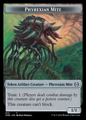 Rebel // Phyrexian Mite (012) Double-Sided Token [Phyrexia: All Will Be One Tokens] | Nerdhalla Games