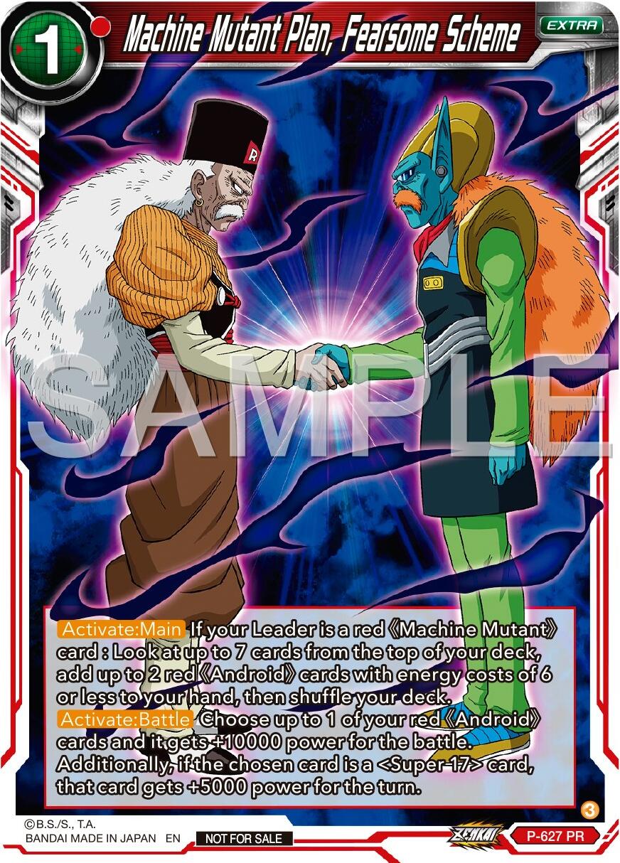 Machine Mutant Plan, Fearsome Scheme (Zenkai Series Tournament Pack Vol.9) (P-627) [Promotion Cards] | Nerdhalla Games