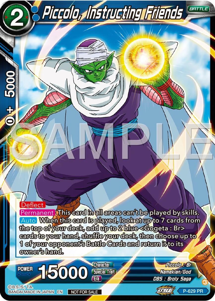 Piccolo, Instructing Friends (Zenkai Series Tournament Pack Vol.9) (P-629) [Promotion Cards] | Nerdhalla Games