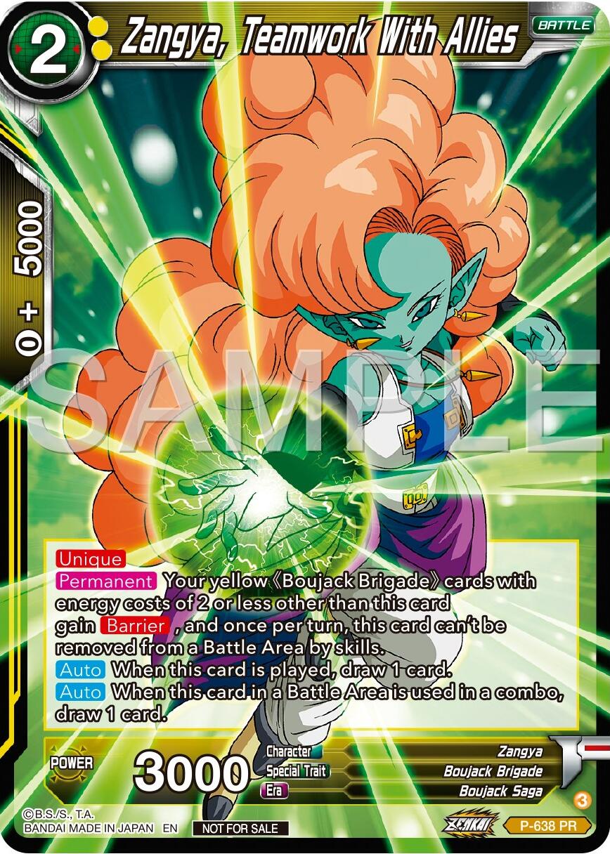 Zangya, Teamwork With Allies (Zenkai Series Tournament Pack Vol.9) (P-638) [Promotion Cards] | Nerdhalla Games