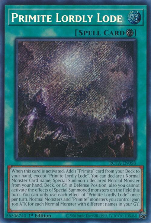 Primite Lordly Lode [ROTA-EN058] Secret Rare | Nerdhalla Games