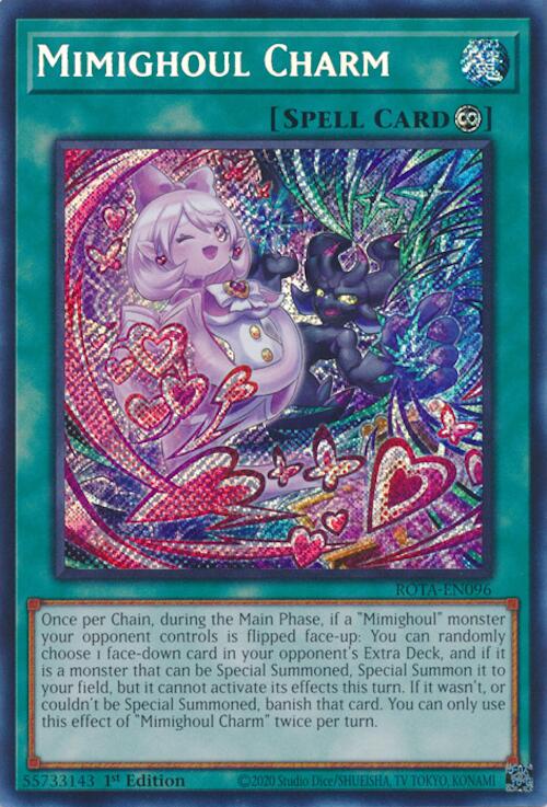 Mimighoul Charm [ROTA-EN096] Secret Rare | Nerdhalla Games