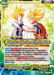 SS Son Goku // SS Son Goku & SS Son Gohan, Battling Father & Son (BT26-090) [Ultimate Advent Prerelease Promos] | Nerdhalla Games