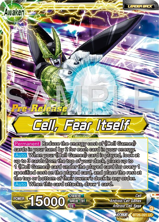 Cell // Cell, Fear Itself (BT26-091) [Ultimate Advent Prerelease Promos] | Nerdhalla Games