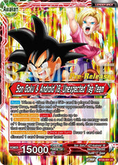 Son Goku // Son Goku & Android 18, Unexpected Tag Team (BT26-001) [Ultimate Advent Prerelease Promos] | Nerdhalla Games