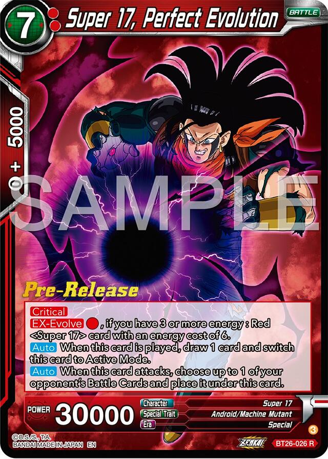 Super 17, Perfect Evolution (BT26-026) [Ultimate Advent Prerelease Promos] | Nerdhalla Games