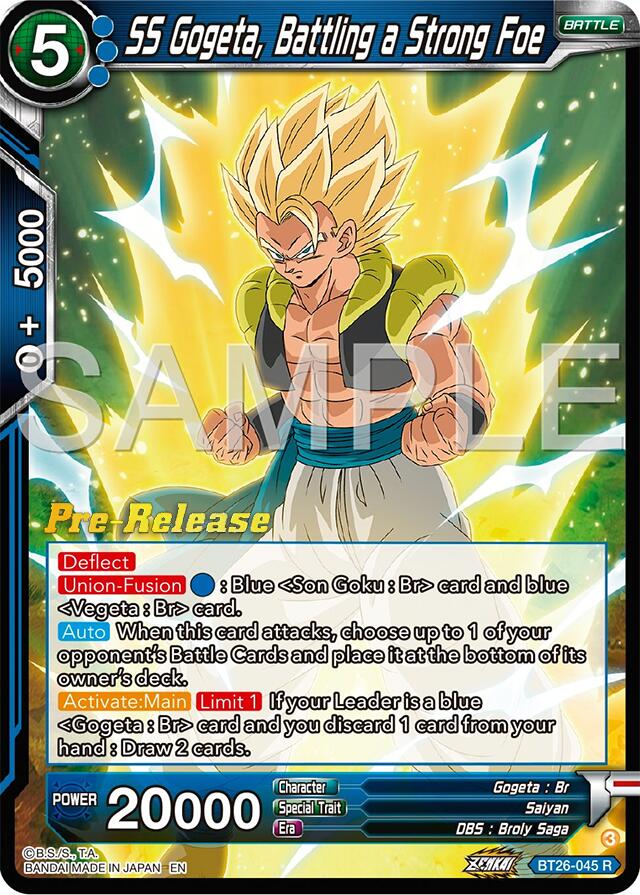 SS Gogeta, Battling a Strong Foe (BT26-045) [Ultimate Advent Prerelease Promos] | Nerdhalla Games