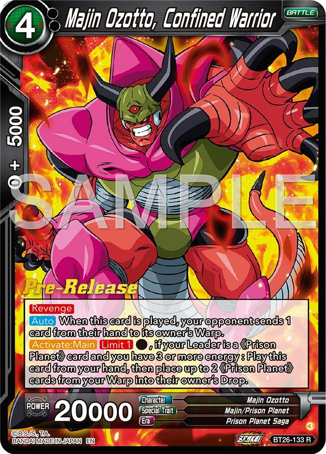 Majin Ozotto, Confined Warrior (BT26-133) [Ultimate Advent Prerelease Promos] | Nerdhalla Games