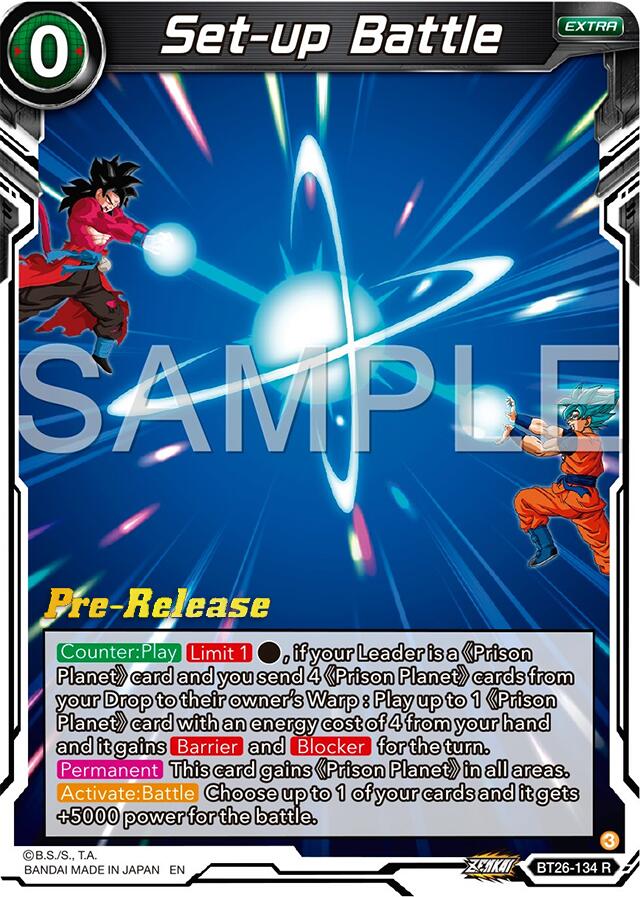 Set-up Battle (BT26-134) [Ultimate Advent Prerelease Promos] | Nerdhalla Games