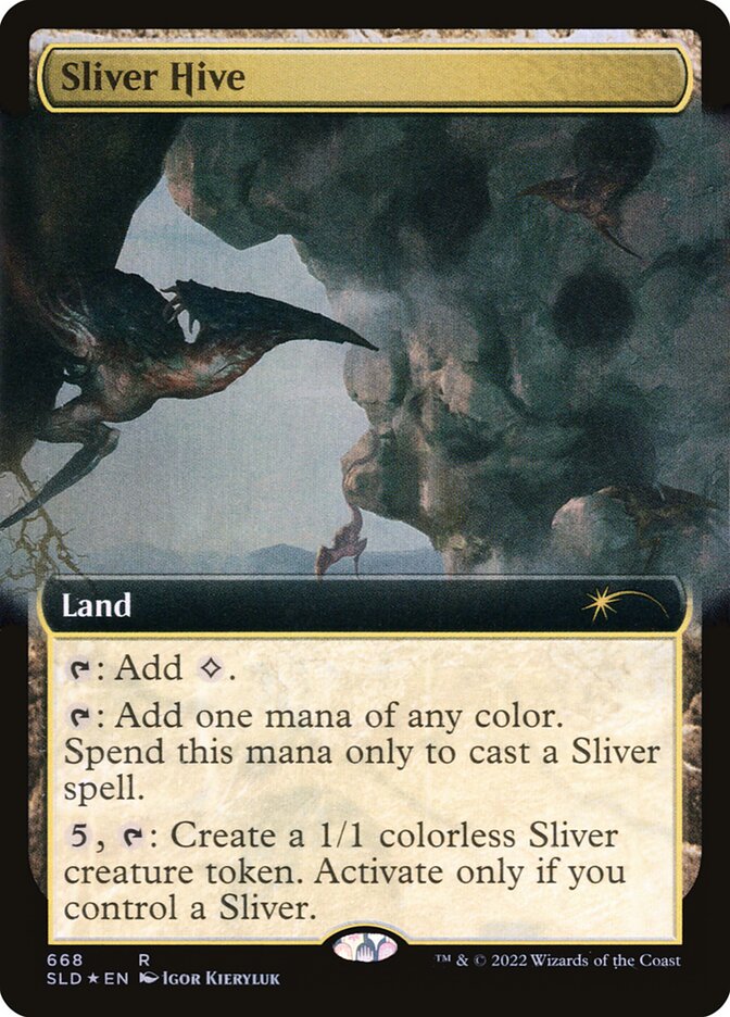 Sliver Hive (Extended Art) [Secret Lair Drop Promos] | Nerdhalla Games