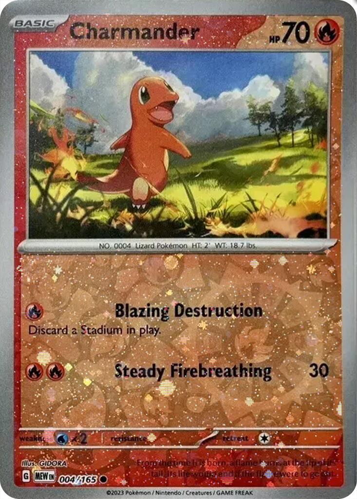 Charmander (004/165) (Cosmos Holo) (Costco Exclusive) [Miscellaneous Cards] | Nerdhalla Games