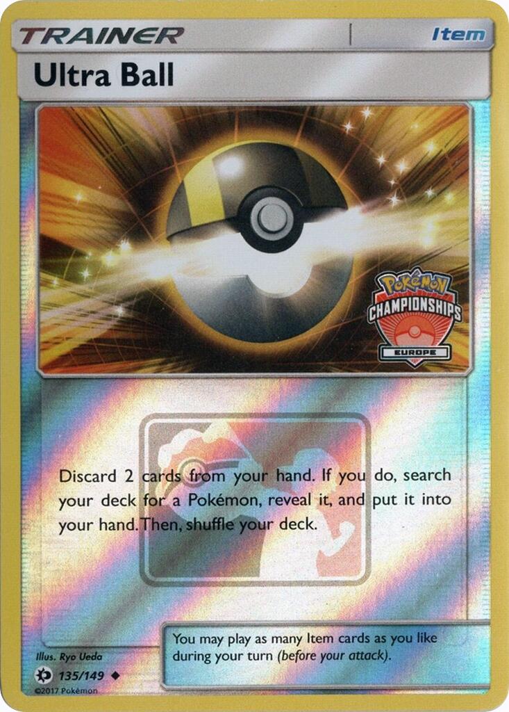 Ultra Ball (135/149) (Europe Championships) [League & Championship Cards] | Nerdhalla Games