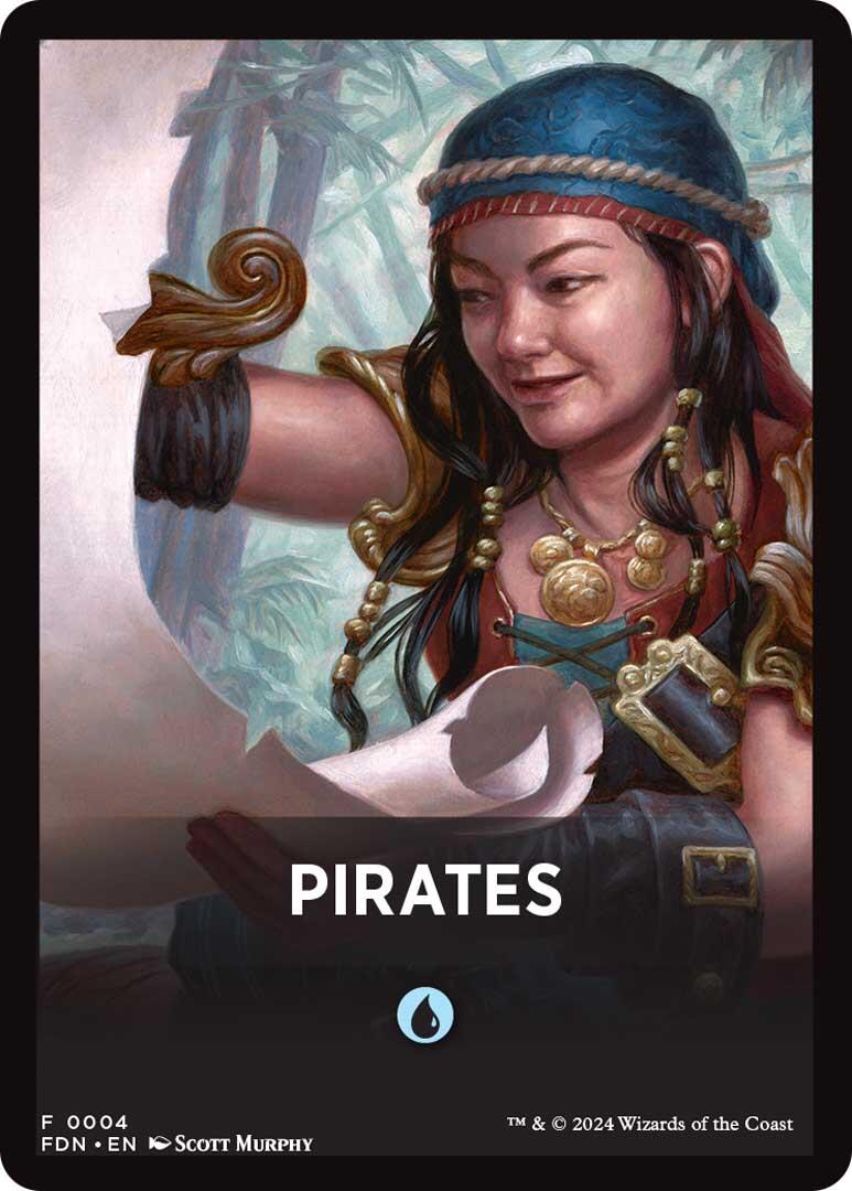 Pirates Theme Card [Foundations Tokens] | Nerdhalla Games