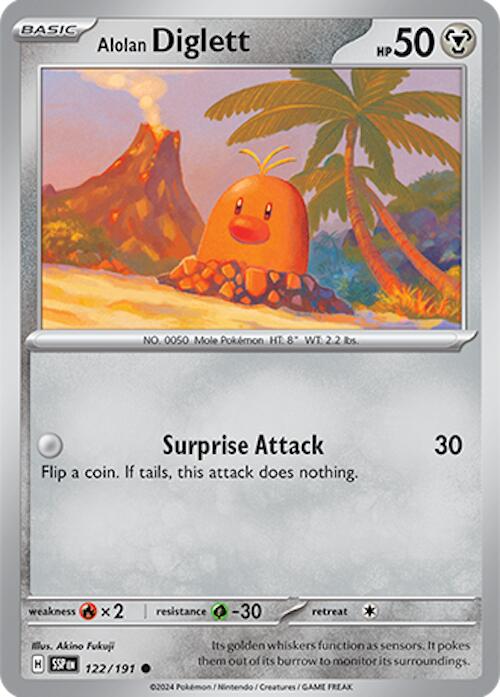 Alolan Diglett (122/191) [Scarlet & Violet: Surging Sparks] | Nerdhalla Games