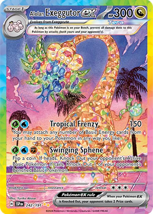 Alolan Exeggutor ex (242/191) [Scarlet & Violet: Surging Sparks] | Nerdhalla Games