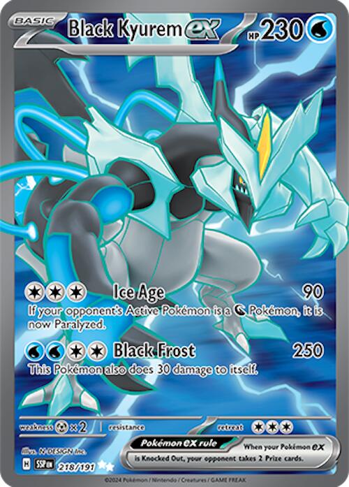 Black Kyurem ex (218/191) [Scarlet & Violet: Surging Sparks] | Nerdhalla Games