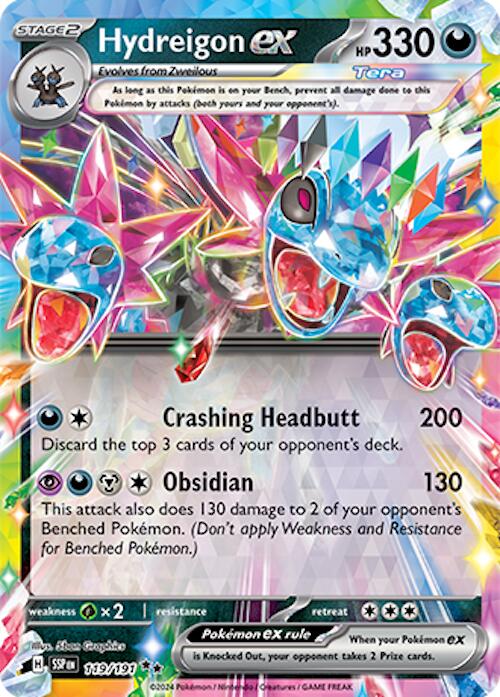 Hydreigon ex (119/191) [Scarlet & Violet: Surging Sparks] | Nerdhalla Games