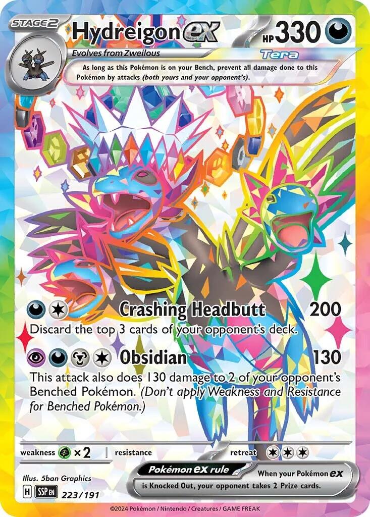 Hydreigon ex (223/191) [Scarlet & Violet: Surging Sparks] | Nerdhalla Games