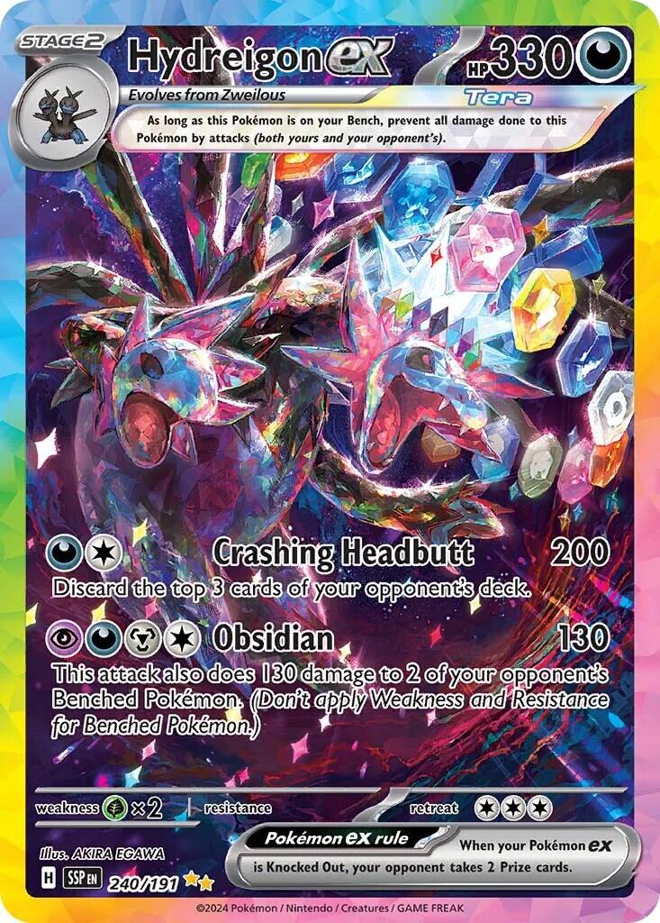 Hydreigon ex (240/191) [Scarlet & Violet: Surging Sparks] | Nerdhalla Games