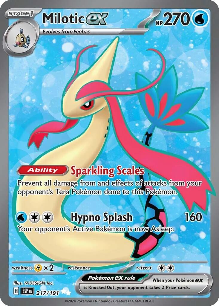 Milotic ex (217/191) [Scarlet & Violet: Surging Sparks] | Nerdhalla Games