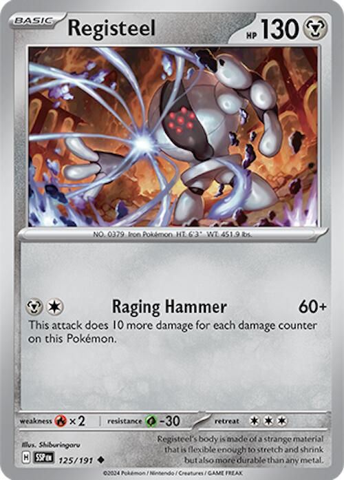 Registeel (125/191) [Scarlet & Violet: Surging Sparks] | Nerdhalla Games