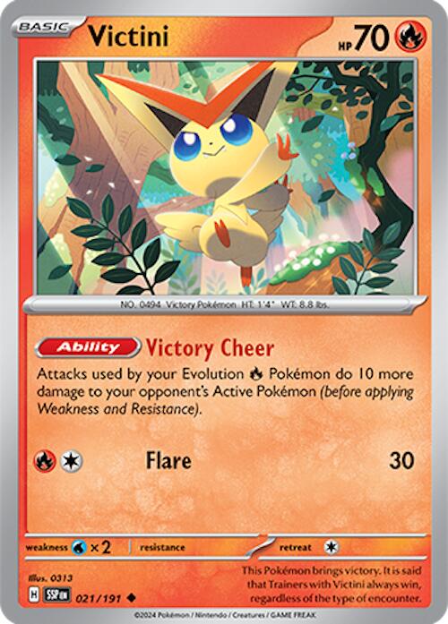 Victini (021/191) [Scarlet & Violet: Surging Sparks] | Nerdhalla Games