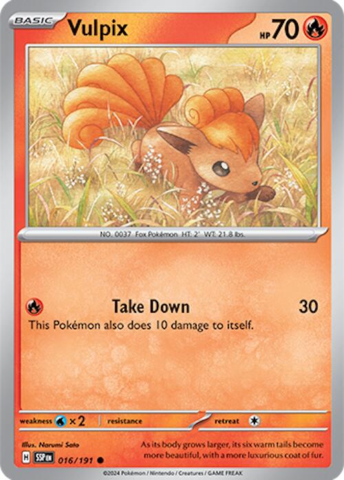 Vulpix (016/191) [Scarlet & Violet: Surging Sparks] | Nerdhalla Games