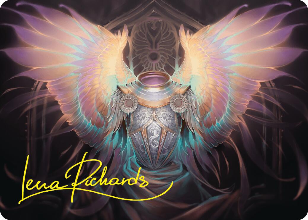 Celestial Armor Art Card (2/54) (Gold-Stamped Signature) [Foundations Art Series] | Nerdhalla Games