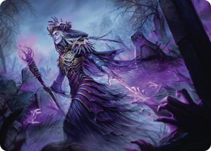 Zul Ashur, Lich Lord Art Card (10/54) [Foundations Art Series] | Nerdhalla Games