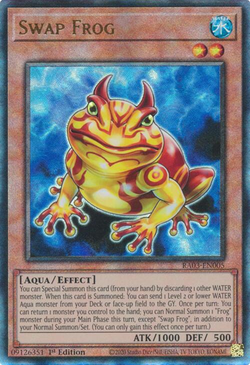 Swap Frog (UTR) [RA03-EN005] Prismatic Ultimate Rare | Nerdhalla Games