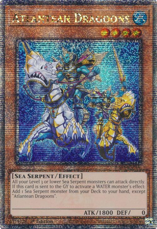 Atlantean Dragoons (Quarter Century Secret Rare) [RA03-EN006] Quarter Century Secret Rare | Nerdhalla Games