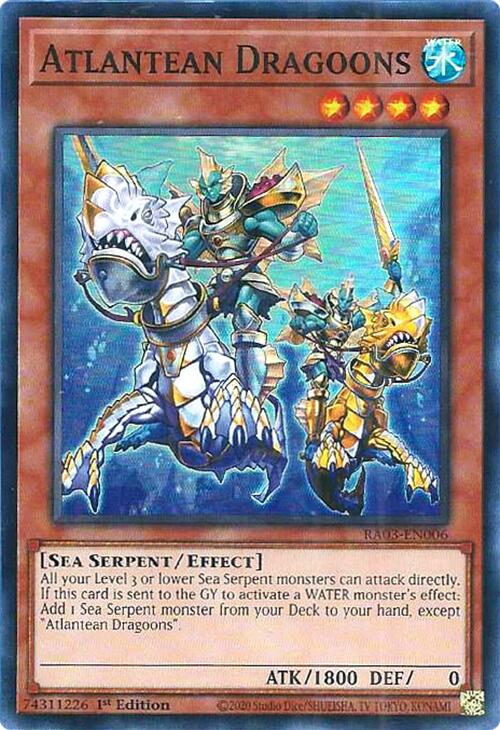 Atlantean Dragoons [RA03-EN006] Super Rare | Nerdhalla Games