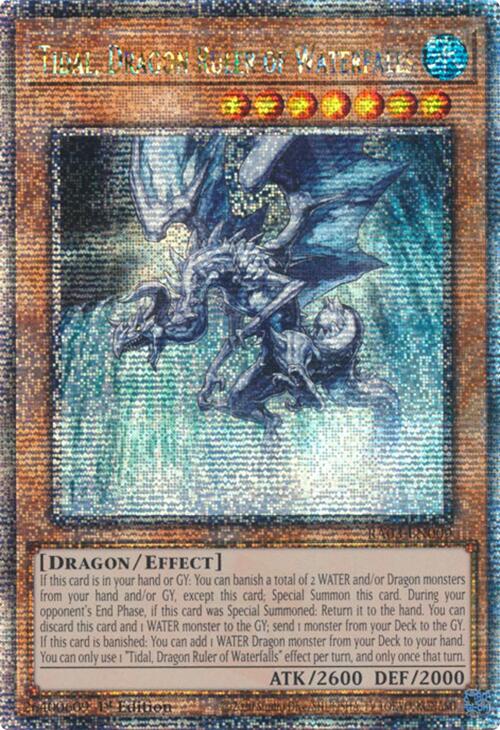 Tidal, Dragon Ruler of Waterfalls (Quarter Century Secret Rare) [RA03-EN009] Quarter Century Secret Rare | Nerdhalla Games