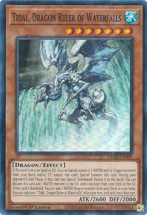 Tidal, Dragon Ruler of Waterfalls [RA03-EN009] Super Rare | Nerdhalla Games