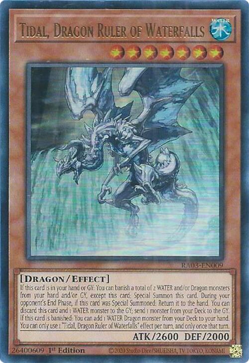 Tidal, Dragon Ruler of Waterfalls (UR) [RA03-EN009] Ultra Rare | Nerdhalla Games