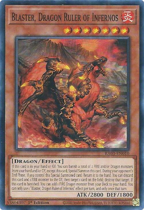 Blaster, Dragon Ruler of Infernos [RA03-EN010] Super Rare | Nerdhalla Games