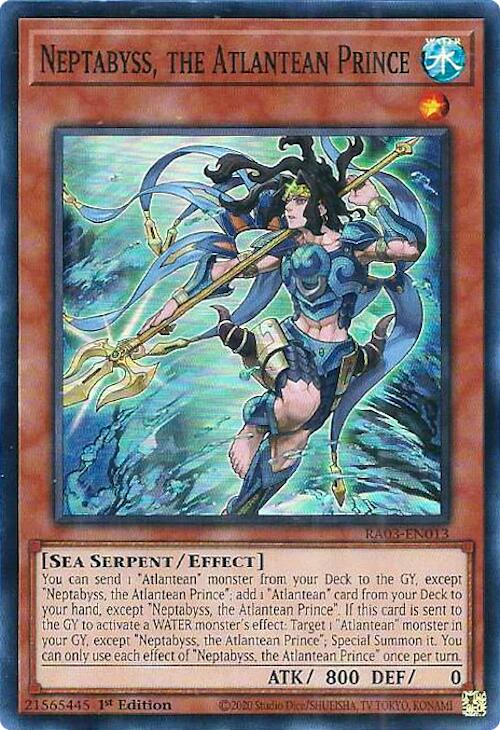 Neptabyss, the Atlantean Prince [RA03-EN013] Super Rare | Nerdhalla Games