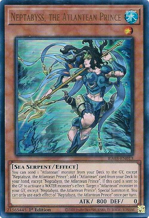 Neptabyss, the Atlantean Prince (UR) [RA03-EN013] Ultra Rare | Nerdhalla Games