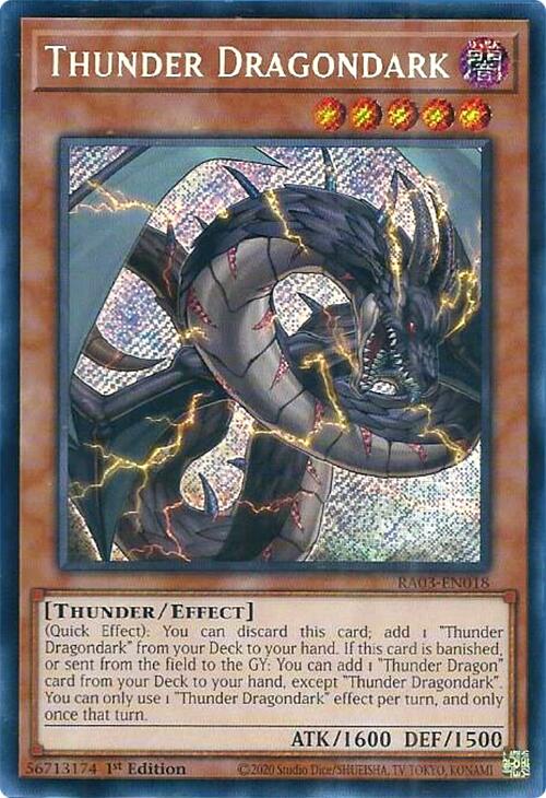 Thunder Dragondark (Secret Rare) [RA03-EN018] Secret Rare | Nerdhalla Games