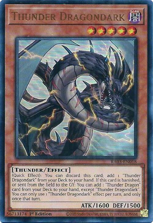 Thunder Dragondark (UR) [RA03-EN018] Ultra Rare | Nerdhalla Games