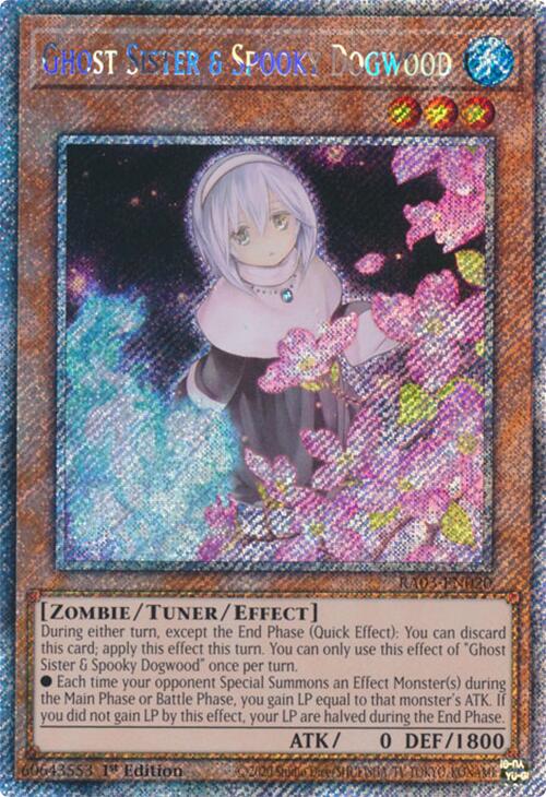 Ghost Sister & Spooky Dogwood (Platinum Secret Rare) [RA03-EN020] Platinum Secret Rare | Nerdhalla Games